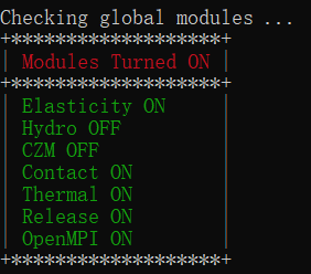 Thermal module is ON